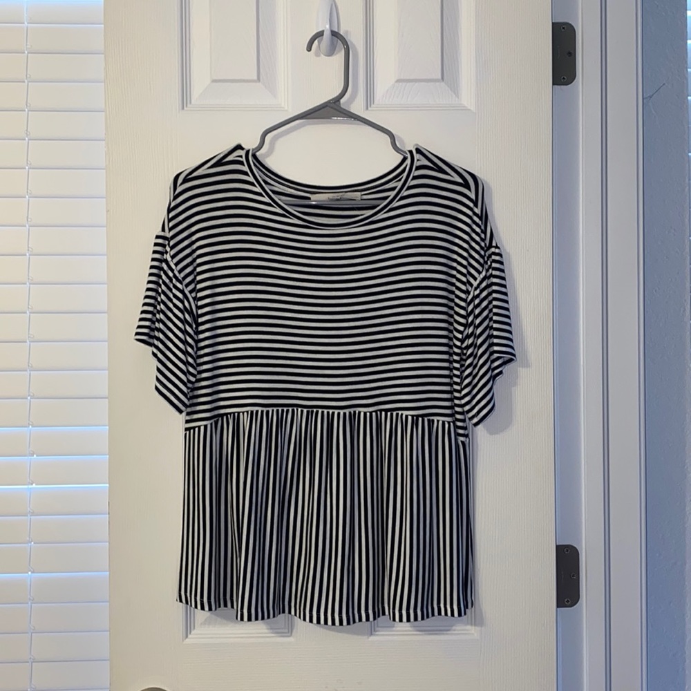 Loft striped top